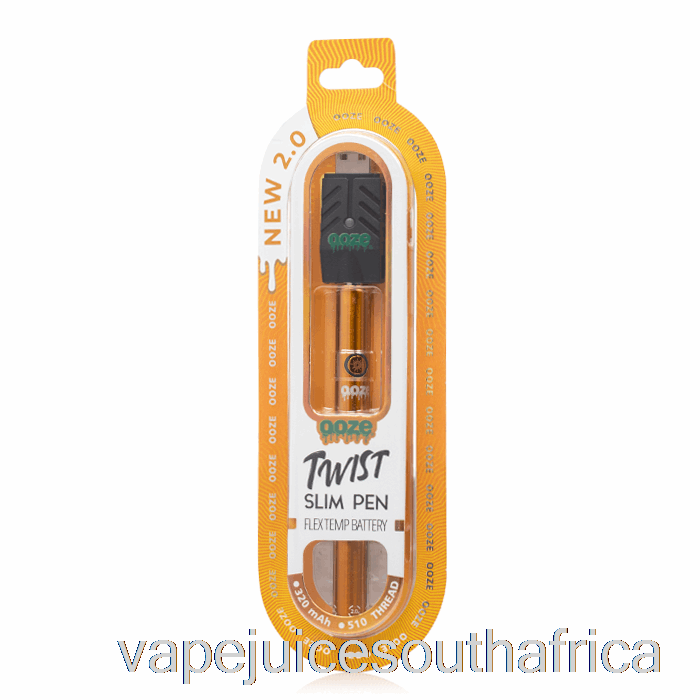 Vape Juice South Africa Ooze Slim Twist Pen 2.0 Flex Temp Battery Juicy Orange
